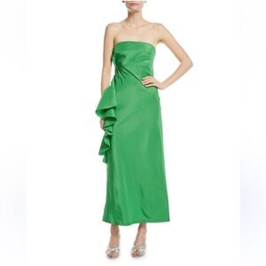 Sachin & Babi ESMA STRAPLESS Elegant Green Dress NWT 14